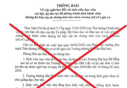 Đà Nẵng, Sóc Trăng xuất hiện văn bản giả mạo cho sinh viên nghỉ thêm một tuần